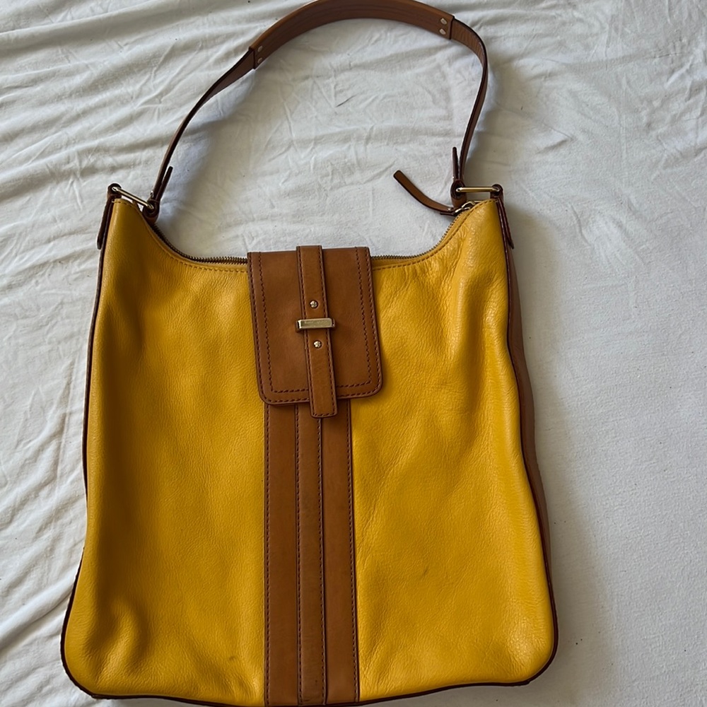 Kate Spade, vintage yellow leather bag